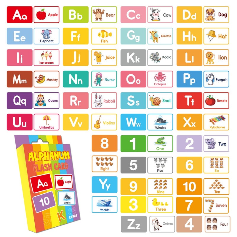 Capstro Kids Early Education Digital Flash Cards – 8-in-1 Picture Learning Card Set for Toddlers with Alphabet, Numbers, Animals, Colors, Fruits, Vegetables, Counting & Time Learning - Image 5